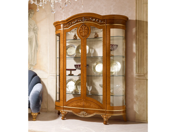 DIAMANTE - Wood veneer display cabinet by Barnini Oseo - view 2